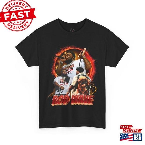 Rod Wave T-Shirt Design Bootleg Tee Transparent Concert Vibes - Picture 1 of 4